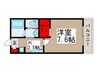 銀河清瀬 1Kの間取り