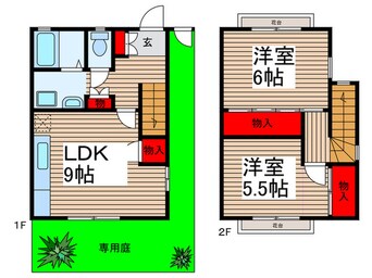 間取図 タウンハウス狭山