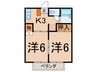 ロベルトガ－デン 2Kの間取り