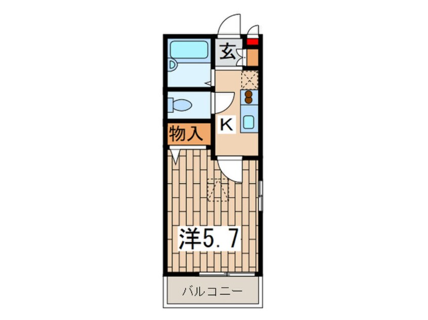 間取図 グリ－ンコ－ト