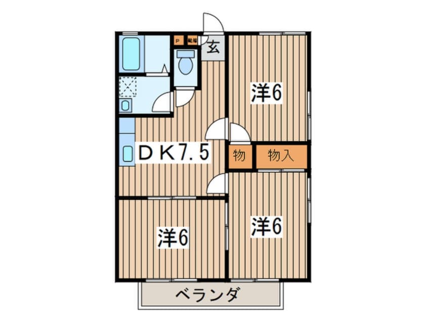間取図 アイリスコ－ポ