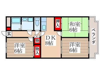 間取図 センチュリージャミーラ