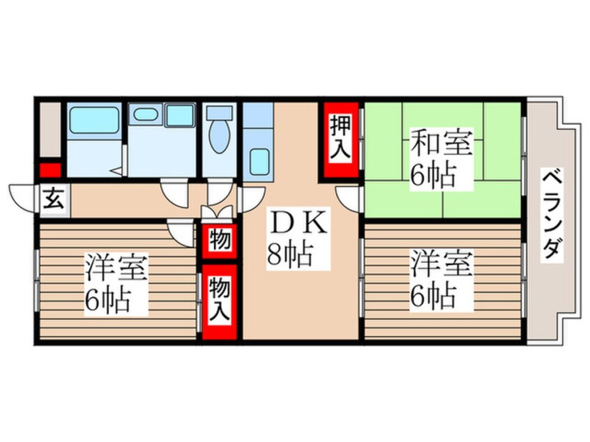 間取図 センチュリージャミーラ