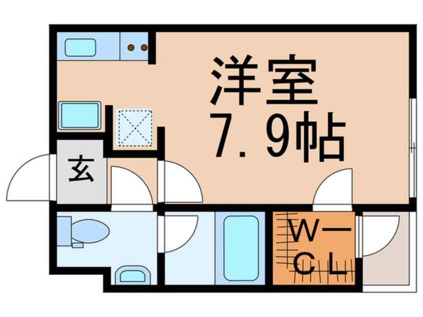 間取図 Fonte sala ampio