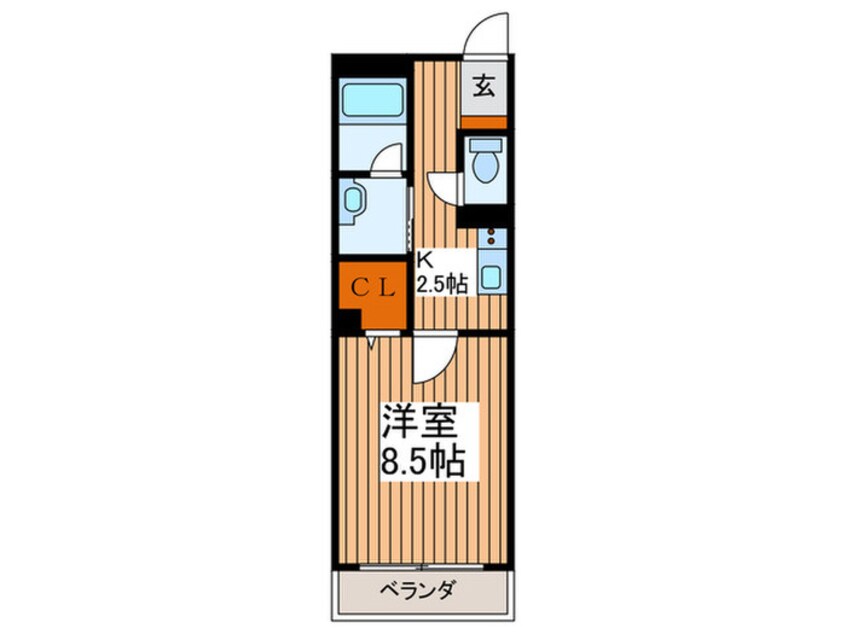 間取図 クレセント東伏見