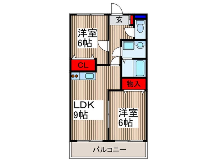 間取図 コニファーガーデン所沢