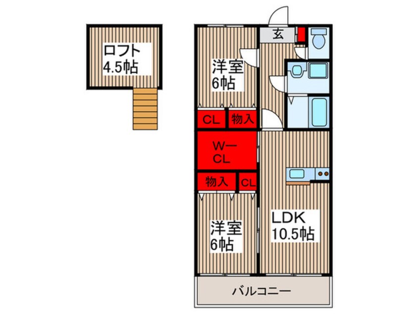 間取図 コニファーガーデン所沢