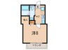 BestStage上福岡 1Kの間取り