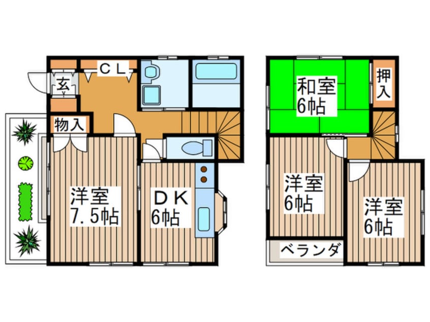 間取図 芝富士一丁目住宅