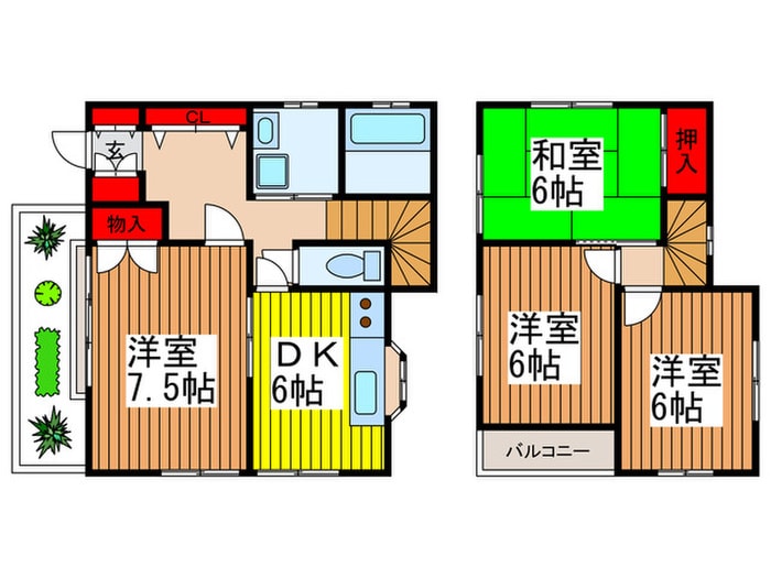 間取り図 芝富士一丁目住宅