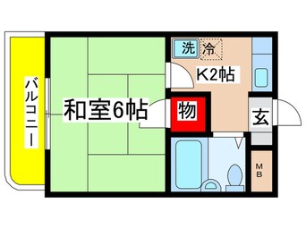 間取図 グリ－ンハイムみわ
