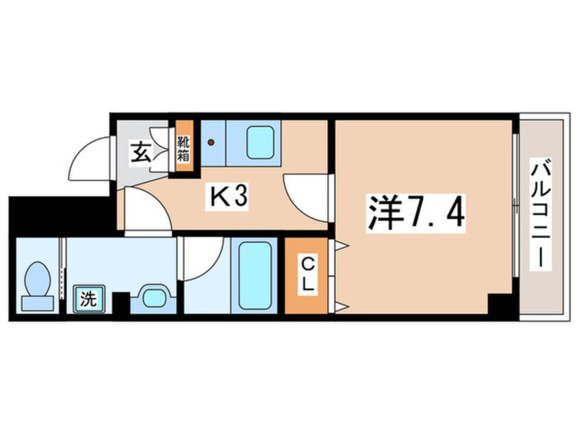 間取図 エクスバルKY