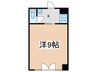 コーポ敬和 1Rの間取り