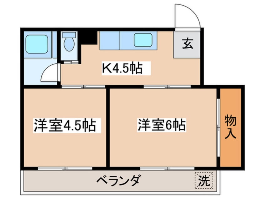 間取図 ハイム田中