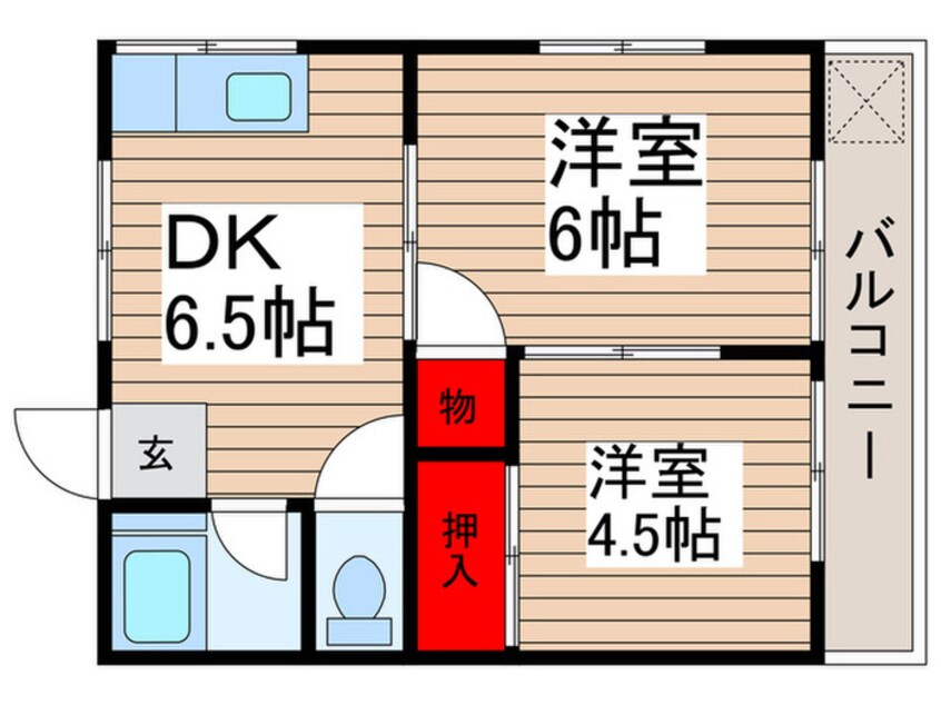 間取図 ステーション・ハイツ