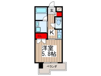 間取図 プルメリア北戸田