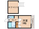 コウズィネスアサカの間取図