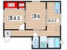 川島第一アパート 2Kの間取り
