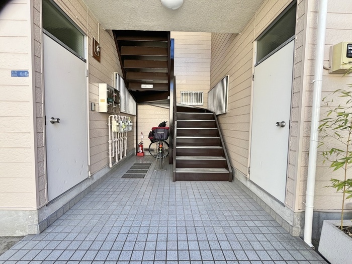 エントランス部分 川島第一アパート