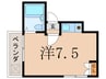 柿の木坂アサヒハイツ 1Rの間取り
