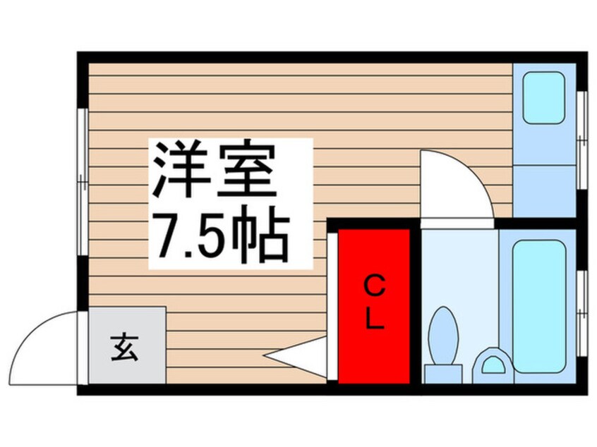 間取図 トーシンコーポ幸