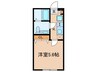モダンラフォンテ高島平A 1Kの間取り