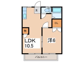 間取図 パ－クヒルＡ