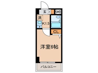 間取図 クレ ッセント下丸子