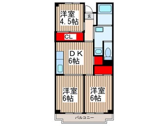 間取図 ヴューラー越谷