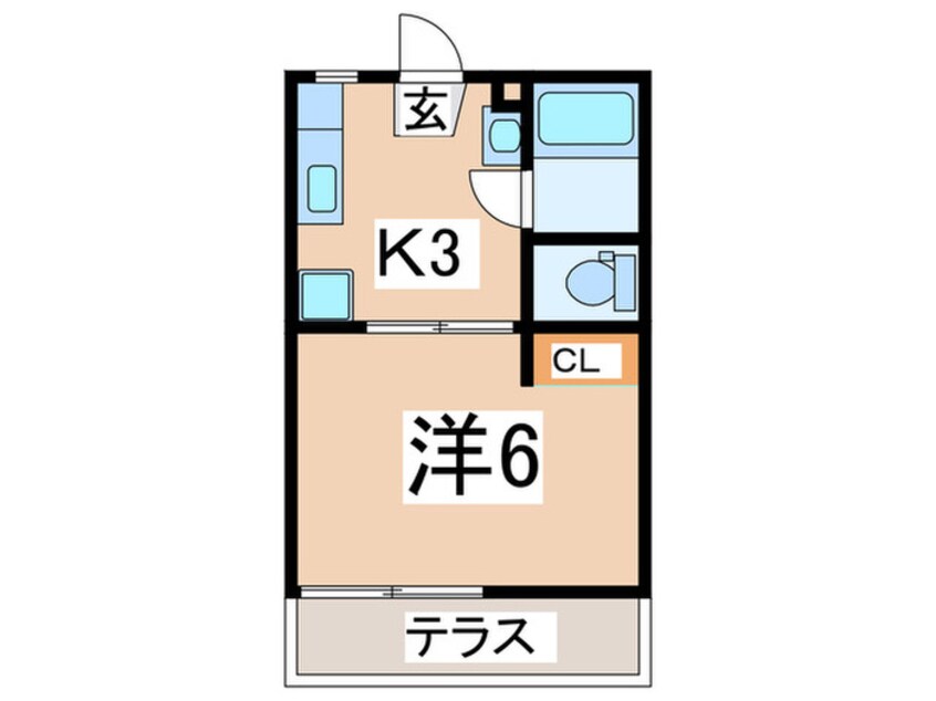 間取図 サンシャイン釜利谷