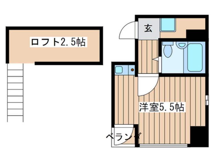 間取図 コパーズアプト戸部