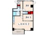 インペリアルパークＩ 2LDKの間取り