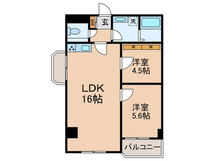 間取り図 スカイハイツ