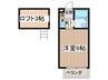 カ－サ・デルソル 1Kの間取り