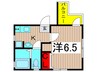 NS‐GATE青井second　stage 1Kの間取り