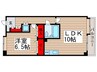 ＪＵＮヴィラ栄和 1LDKの間取り