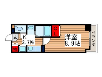 間取図 アレグレット千住宿