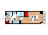アレグレット千住宿 1Kの間取り