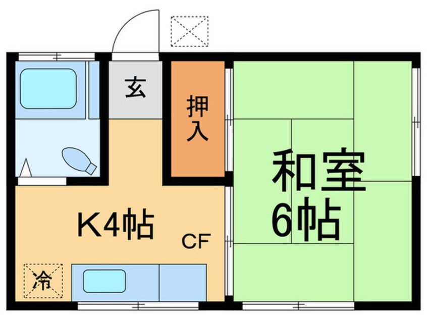 間取図 コーポ石川