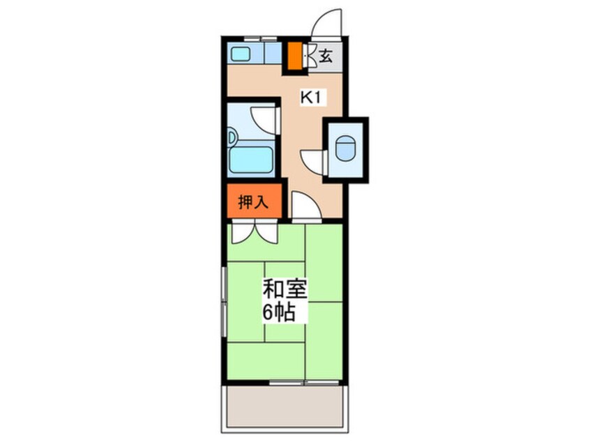 間取図 第二かずさ荘