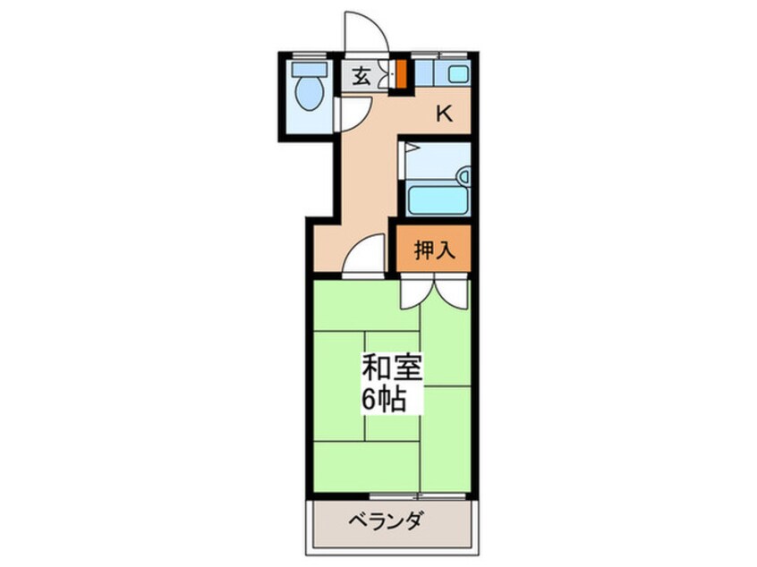 間取図 第二かずさ荘