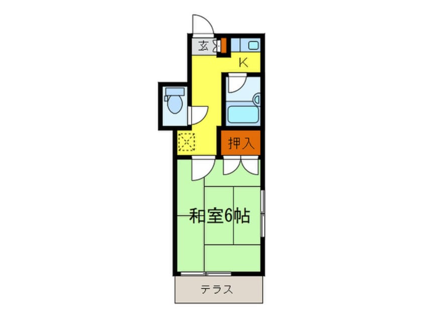 間取図 第二かずさ荘
