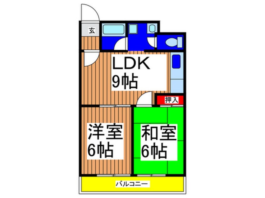 間取図 第２鴨下マンション