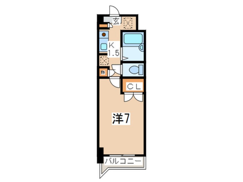 間取図 ベルコート美しが丘