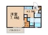 アムールＳＴ 1Kの間取り