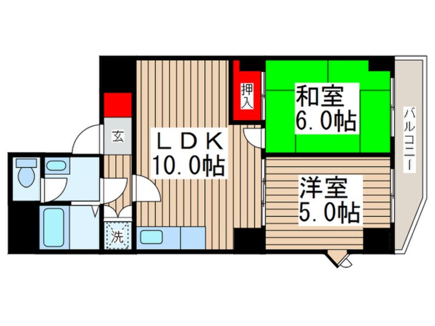 間取図 セゾンド船橋