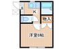 セフィール東 1Kの間取り