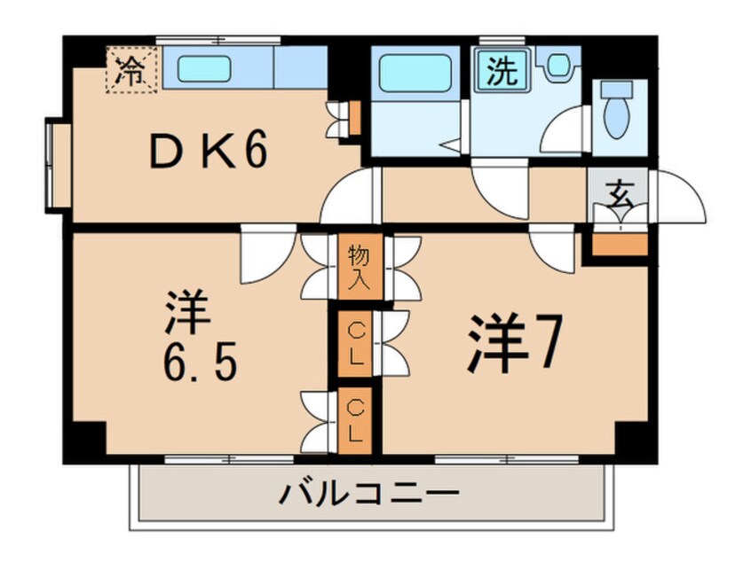 間取図 第一ルネス