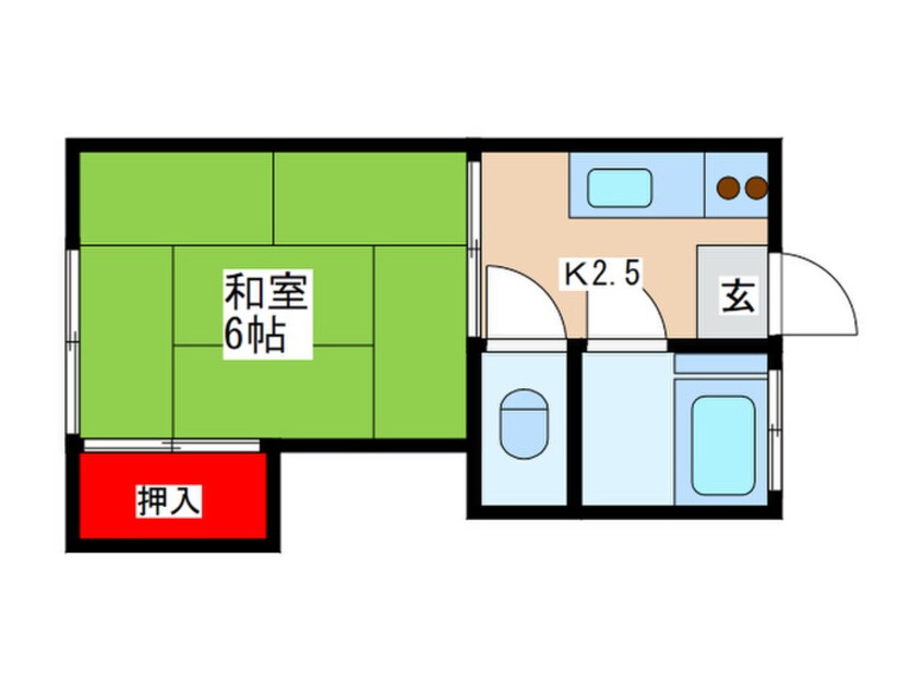 間取図 いろは荘