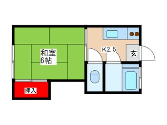 間取図 いろは荘